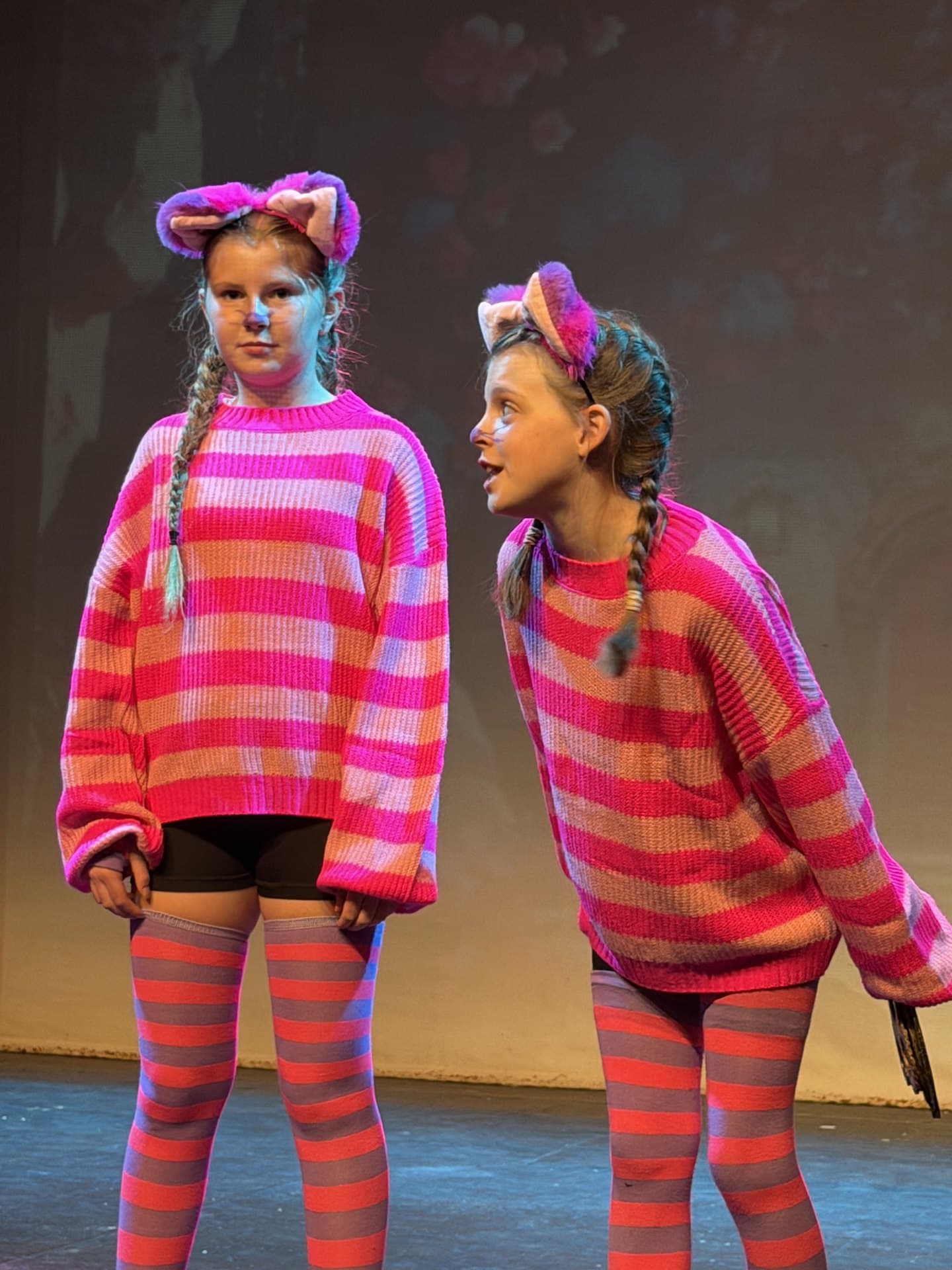 Sparkle Theatre Company Cheshire Cats in Alice in Wonderland Jr