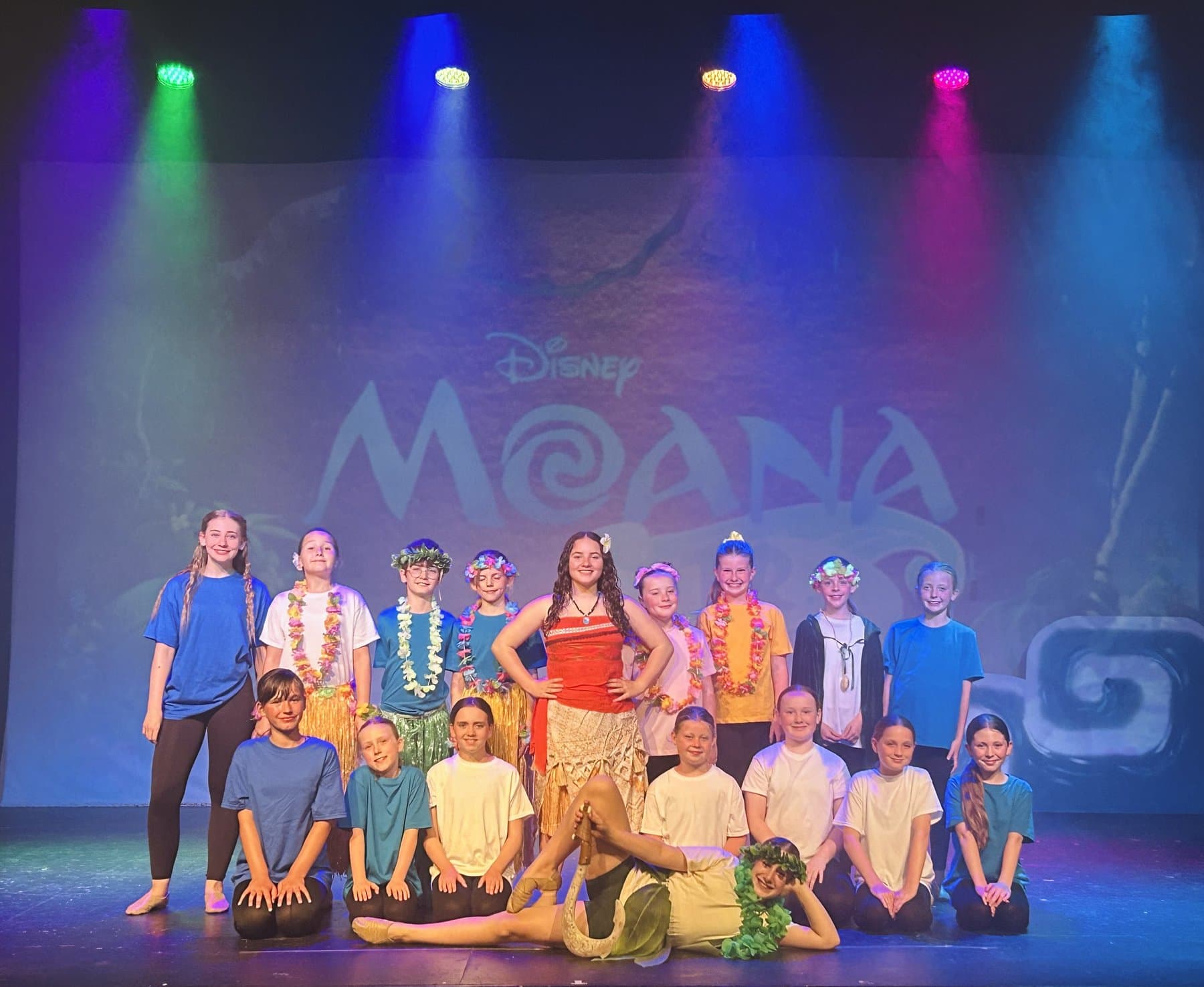 Sparkle Theatre Company cast performing together
